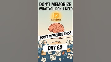 Don’t Memorize What You Don’t Need