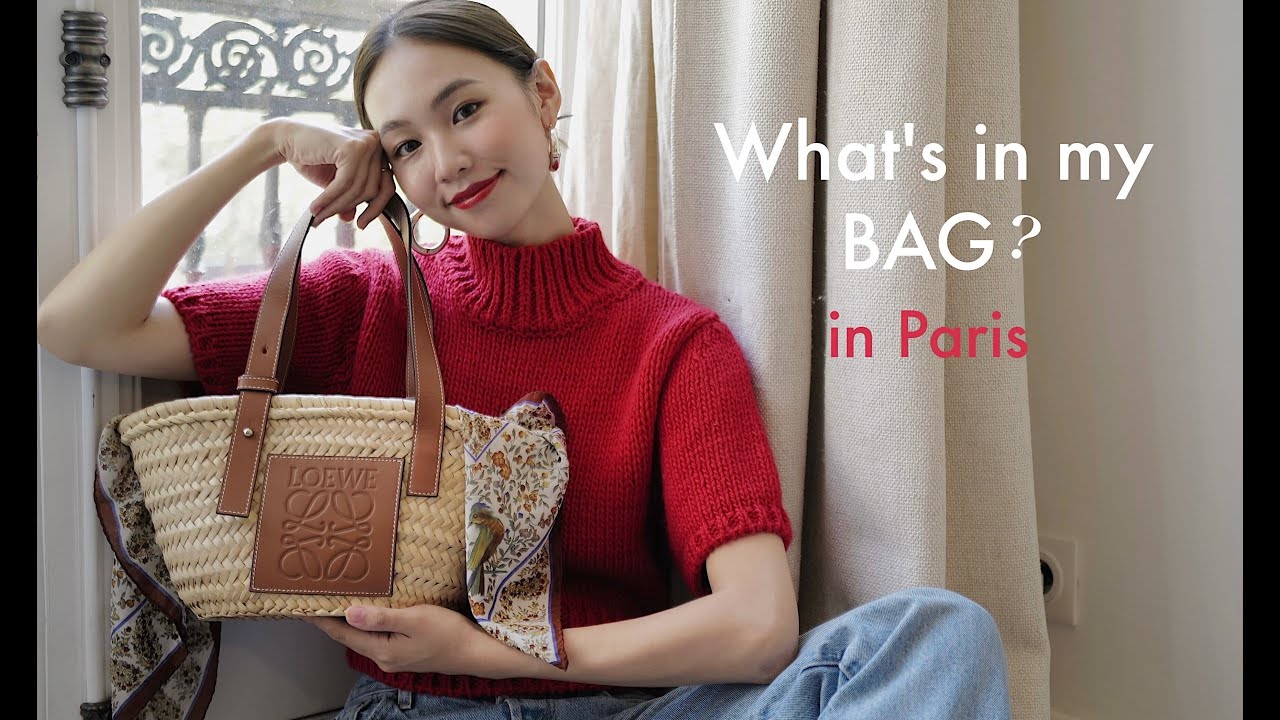 【What in my bag?】パリ滞在中のBAGの中身👜/ outfit/ Revealing bag's belongings in Paris🇫🇷
