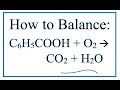 Balancing Chemical Equations and Properties