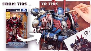 I made a Night Lord Chaos Space Marine from a Mcfarlane Warhammer action figure