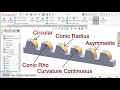 Understanding Solidworks Fillet Profile Types