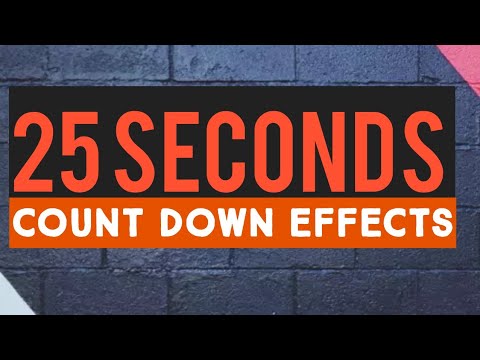 25 seconds countdown