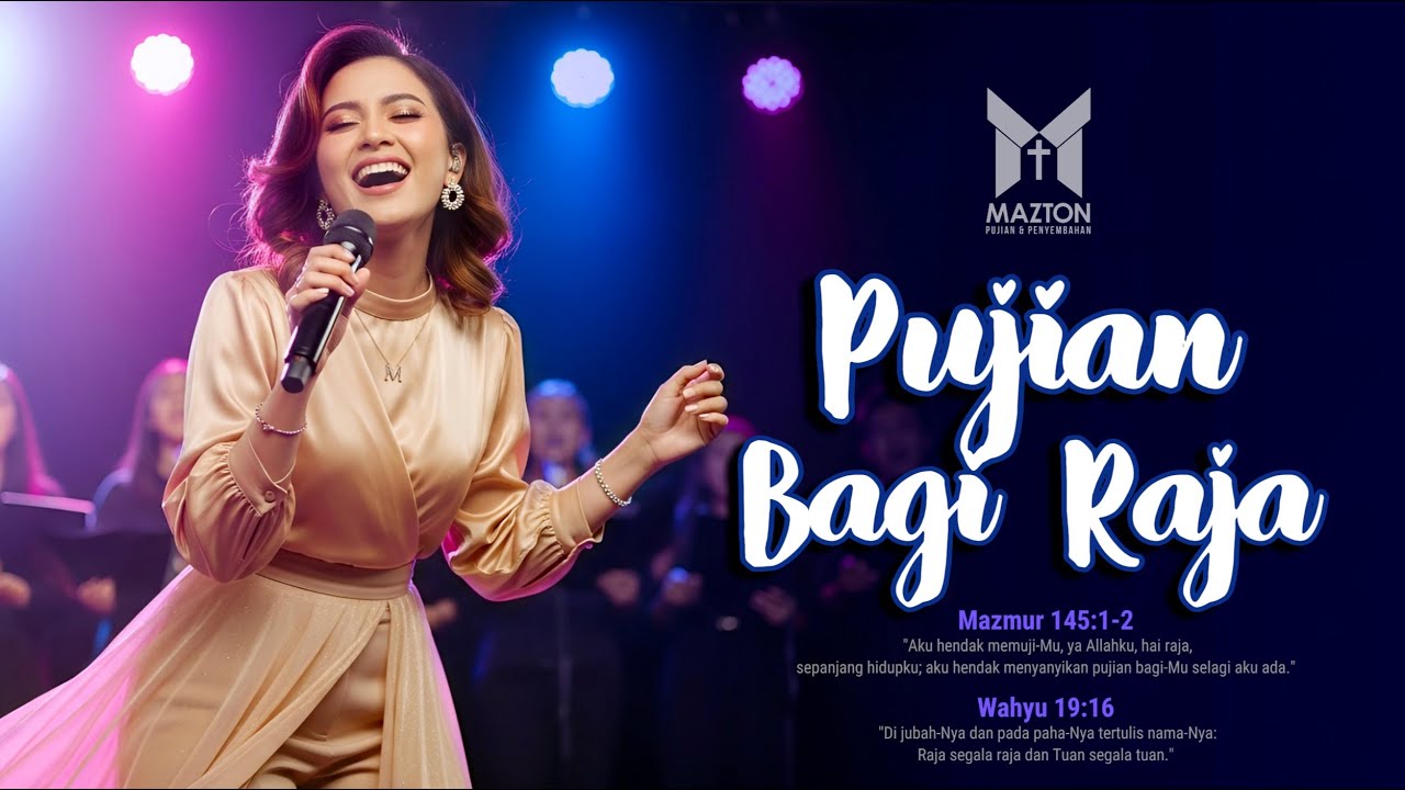 PUJIAN BAGI RAJA - Pujian Sukacita (Lyrics) Live Version - YouTube