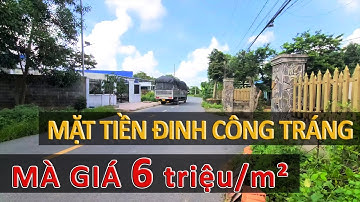 T28 - Mặt tiền Đinh Công Tráng, phường Hắc Dịch, thị xã Phú Mỹ mà GIÁ chưa tới 6 triệu/m².