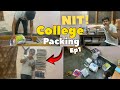 NIT Packing Vlog Ep1 🎒📦 | Packed All My JEE Material for College!