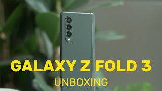 Samsung Galaxy Z Fold 3 Unboxing | Phantom Green | - YouTube