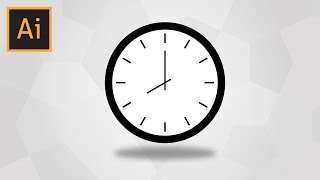 How To Draw A Simple Clock In Adobe Illustrator