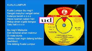 Video thumbnail of "Saloma - Kuala Lumpur (P.  Ramlee) - 1965"