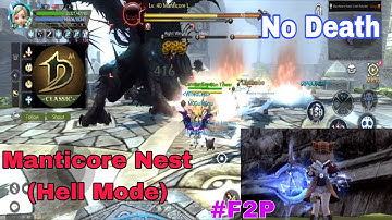 Manticore Nest (Hell Mode) F2P • Dragon Nest M Classic | Engineer POV