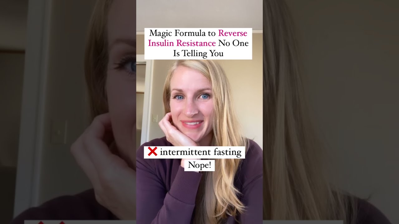Magic Formula To Reverse Insulin Resistance No One Is Telling You