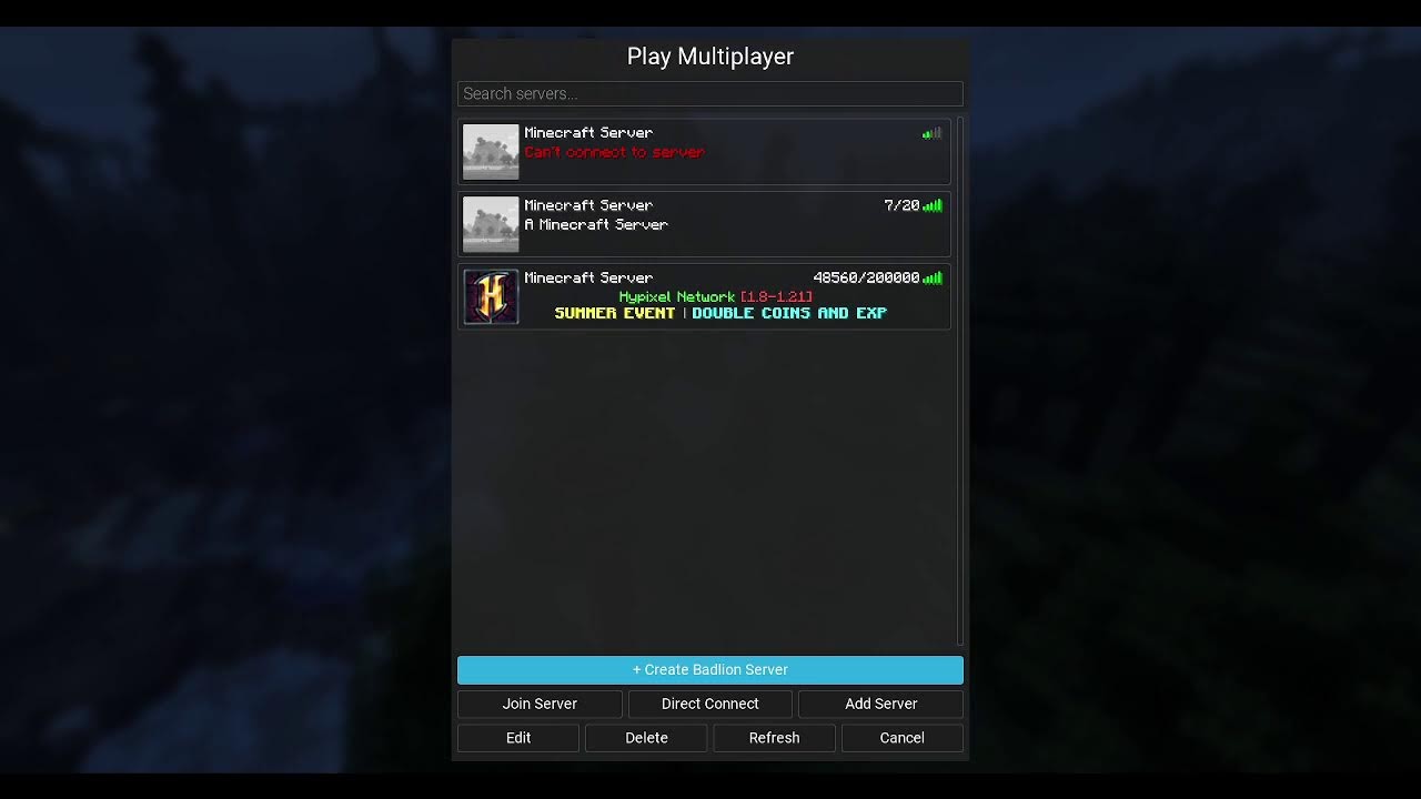 Minecraft server - YouTube