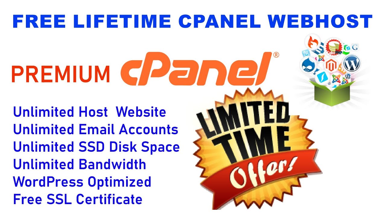 FREE LIFETIME PREMIUM UNLIMITED WEBHOSTING LIMITED OFFER YouTube