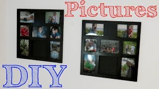 DIY Collage Picture Frames