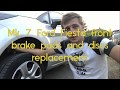 2010 Mk 7 Ford Fiesta front brake pads and discs replacement