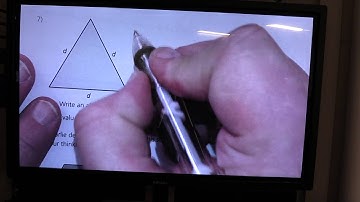 Using Algebraic Expressions to find Perimeter of a Triangle