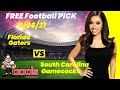 Free Football Pick Florida Gators vs South Carolina Gamecocks Picks, 11/6/2021 College Football