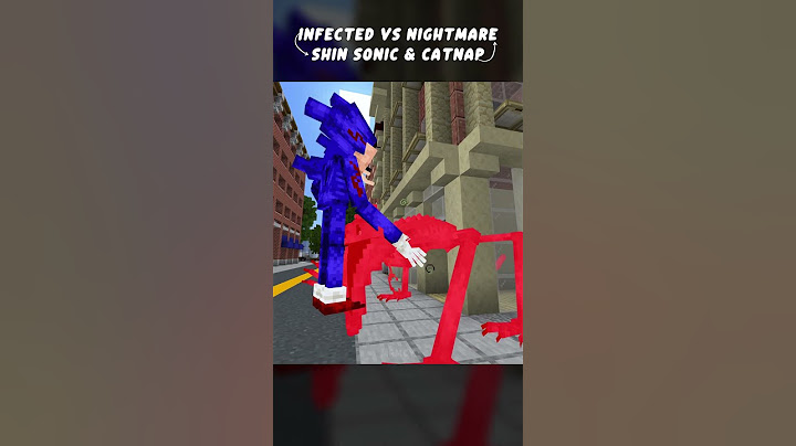 Infected vs Nightmare Final Boss | Shin Sonic & Catnap 💀