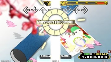 [DDR][MFC] GRADUATION ～それぞれの明日～ EDP MARVELOUS FULL COMBO 1,000,000