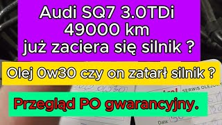 Audi SQ7 3.0TDi i już zaciera się silnik ? Przegląd PO gwarancyjny. #rommie #rodzinaforte