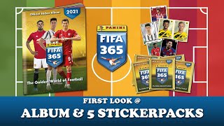 100 Sticker Panini Fifa 365 2021 Sticker 20 Tüten