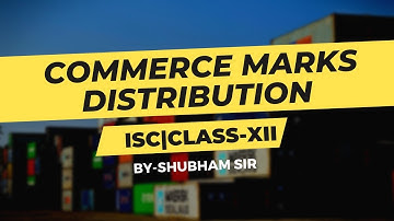 Commerce Marks Distribution | #strategy | ISC | Class-XII
