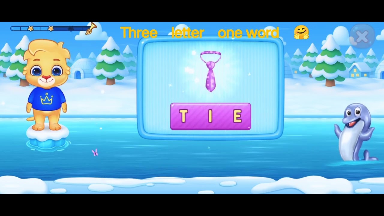 Three letter one word 🤗 Magic learning kids 