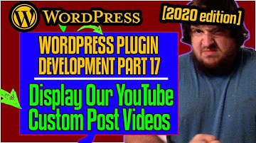 Display Custom Posts - WordPress Boilerplate Plugin Development 2020 [part 17]