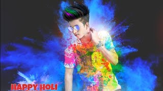 Holi special 2021 colour grading editing || 2021 stylish holi photo editing || PicsArt new tutorial screenshot 3