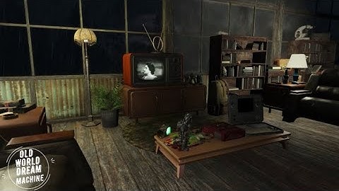 Old World Infomercials 10 Hour Fallout 4 Atomic Oldies During ASMR Thunderstorm and Rain