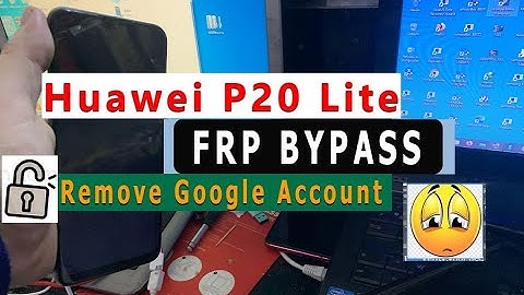 BOOM! Free!!! Huawei P20 lite ANE-LX1 (C432). Remove Google account, bypass frp.Eliminar Cuenta