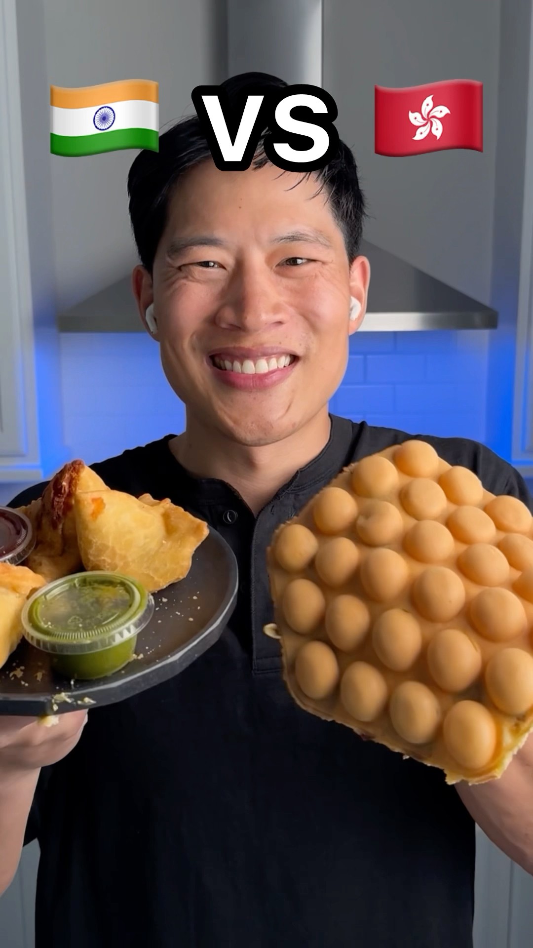 Boba Egg Waffle ?? vs Samosa ??