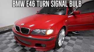 How To Replace Turn Signal Bulb: BMW E46 330i ZHP