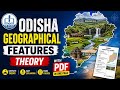 Odisha Geography Mind Map 2026 | Mountains, Rivers, Coastline & Climate | Free PDF