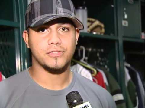 ADYS PORTILLO OF FORT WAYNE TINCAPS AT 2012 MEDIA ...