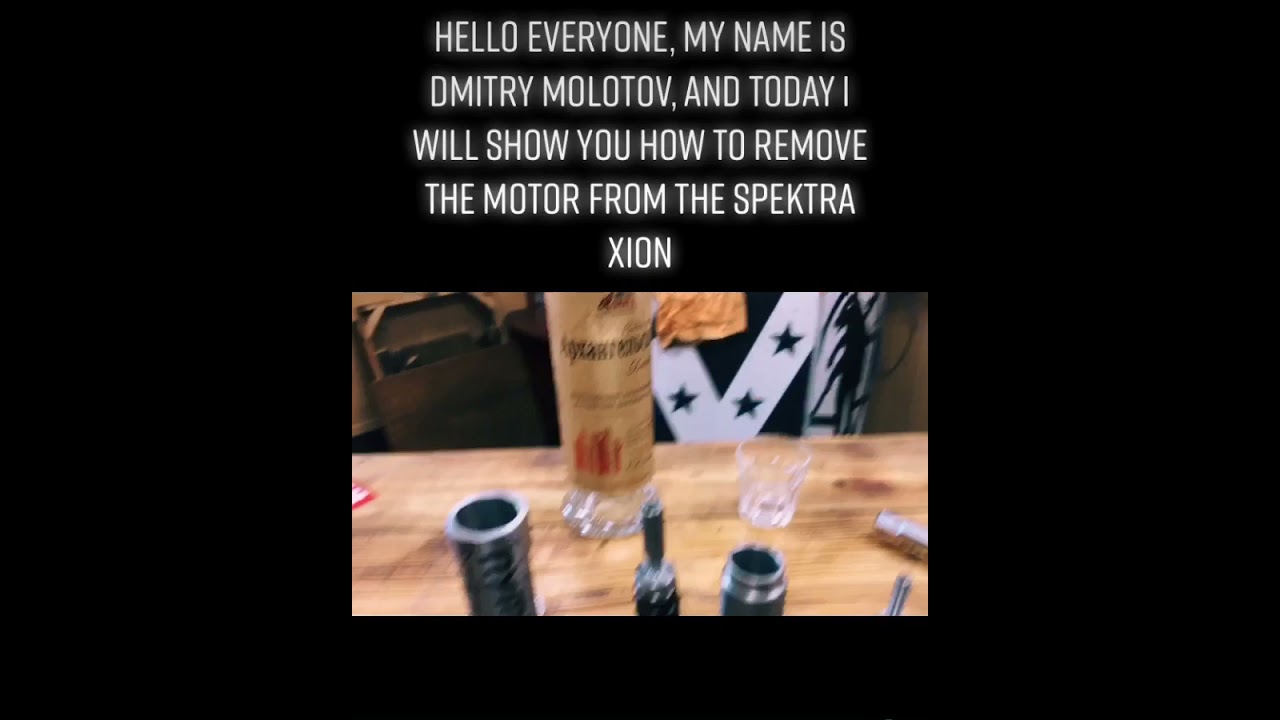 Как достать мотор из спектры ксион / how remove motor from spectra xion