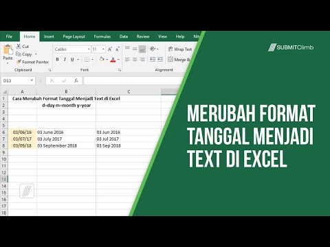 Video: Bagaimana Cara Mengubah Tanggal Menjadi Teks