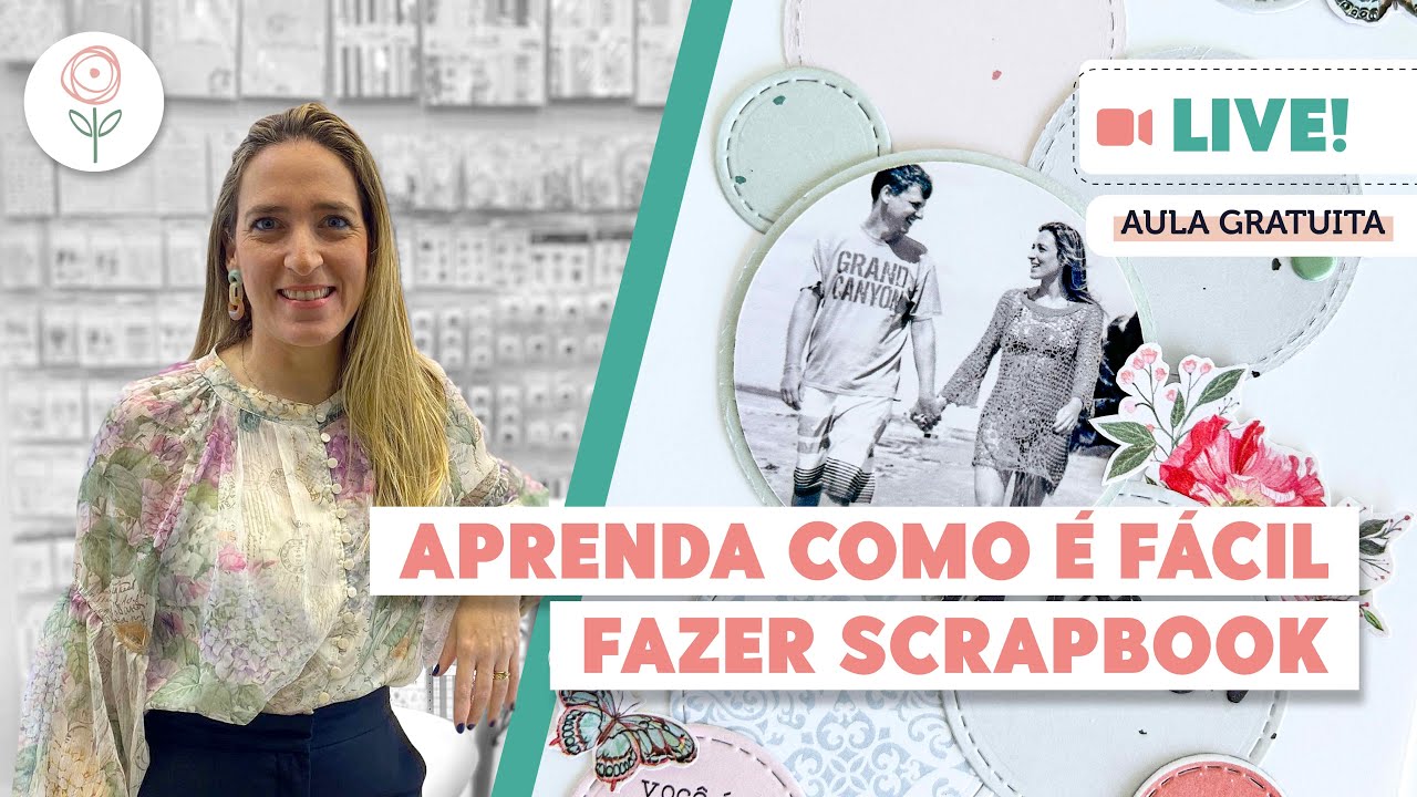 Crie composições em papel com as suas fotos preferidas | Aprenda Scrapbook | JuJu Scrapbook✂️✨