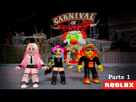 Um parque de diversões assombrado!!! - ROBLOX| Carnival of Terror #05 (c/@Unimundo)