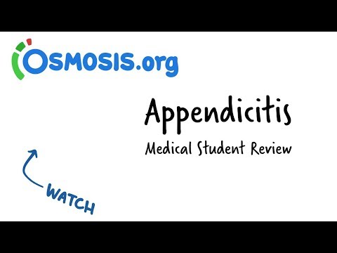 Video: Appendicitis - Glossary Of Medical Terms