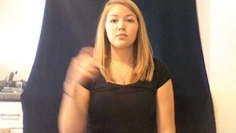 ASL 1 Expressive Video - SQ