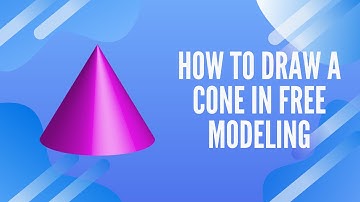[Free Modeling FAQ] How to draw a cone in free modeling? | AiHouse