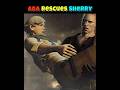 Ada Saves Sherry from the Monster | Resident Evil