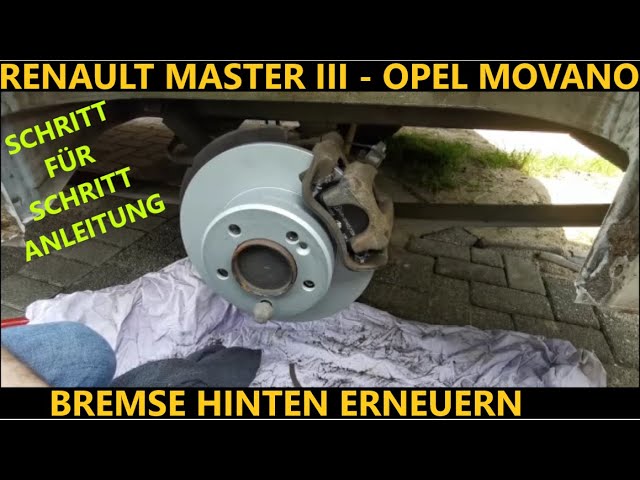 Bremsen hinten komplett - Opel, Renault, Nissan Transporter 