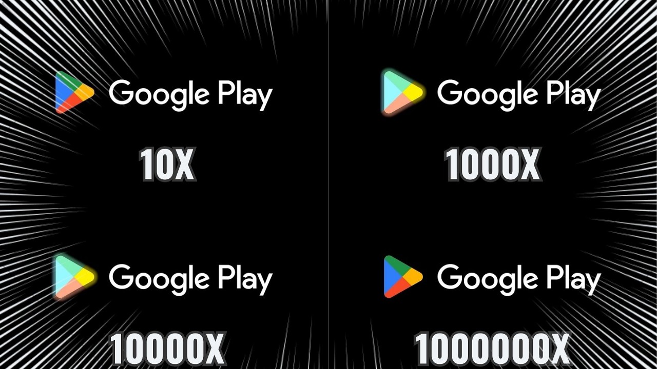 Goggle Play Logo Intro Getting 1000000X Fast