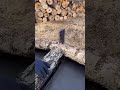 Breaking Big Sticks into Firewood | Simple &amp; Satisfying Demo #automobile #simpletools #smartdiy