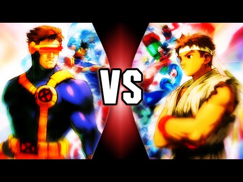 Cyclops VS Ryu Marvel VS Capcom Death Battle Fan Trailer