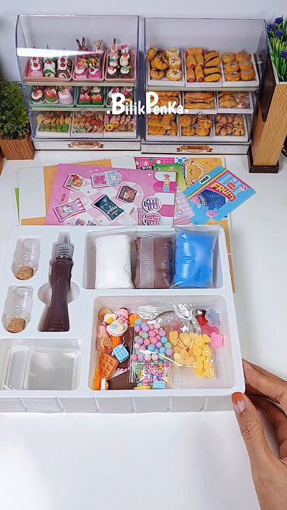 Paket Makanan Mini, Bisa Bikin Sendiri #miniature #mainan