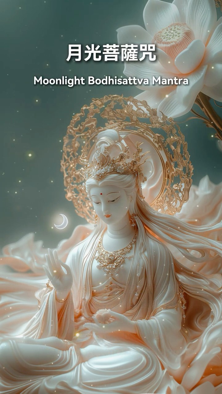 月光菩薩 無心癒し系 月光菩薩咒》消除病痛，治癒萬苦的淨月甘露_溫和版歌曲- YouTube