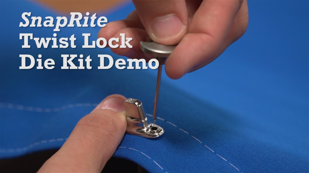 Snaprite System SnapRite Twist Lock Die Kit Demo - YouTube