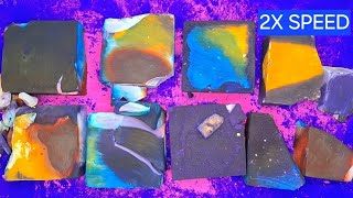 Soft Dyed Gym Chalk Speed Edit | ASMR | Satisfying | Edit screenshot 4